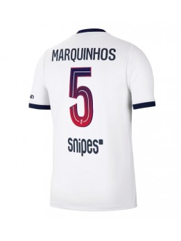 Moški Nogometna dresi replika Paris Saint-Germain Marquinhos #5 Gostujoči 2026-27 Kratek rokav Moški Nogometna dresi replika Paris Saint-Germain Marquinhos #5 Gostujoči 2026-27 Kratek rokav